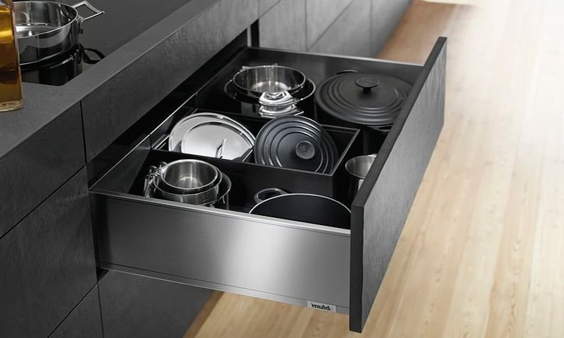 Gaveta amb accesori interior Elegance porta-caçoles